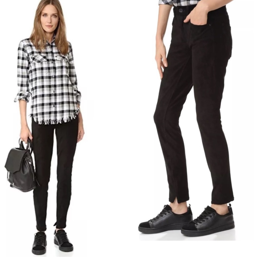 MCGUIRE DENIM Suede Newton Pants